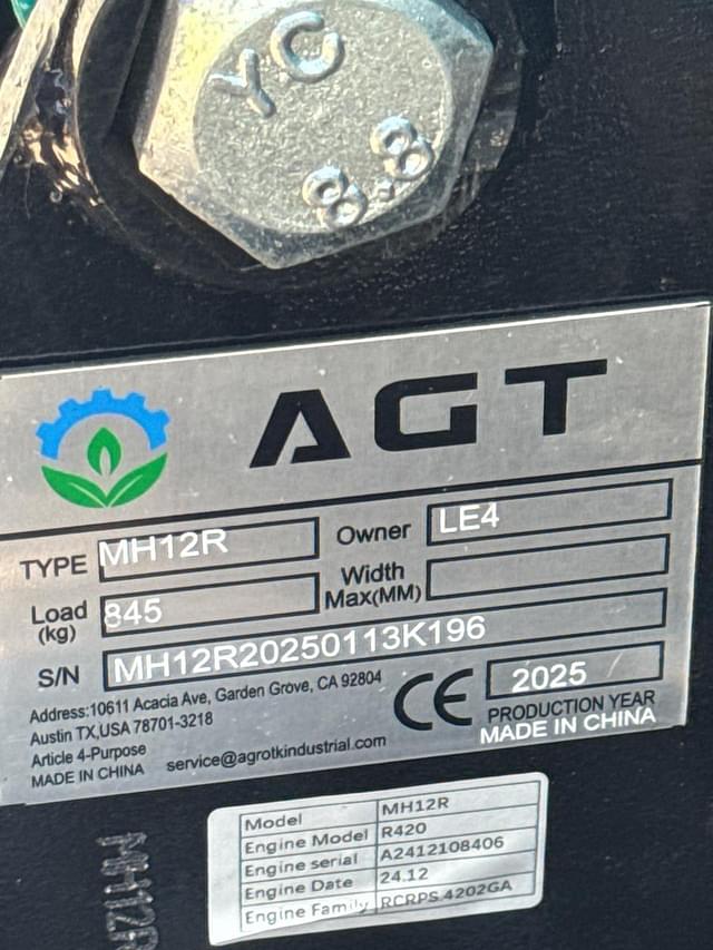 Image of AGT Industrial MH12RX equipment image 2