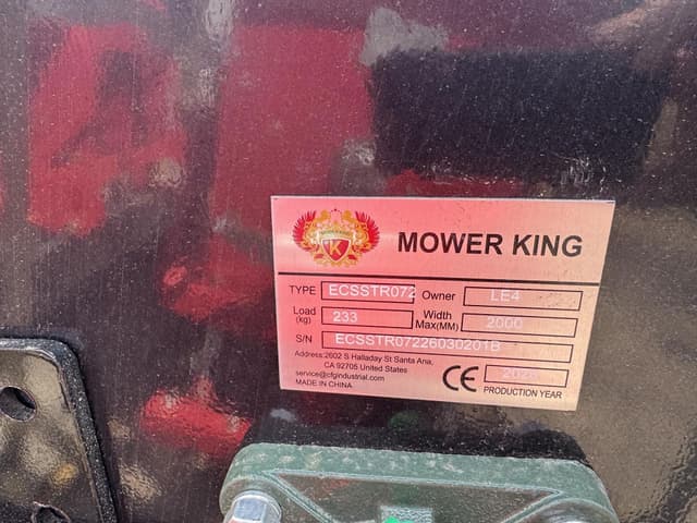 Image of Mower King ECSSTR072 equipment image 4