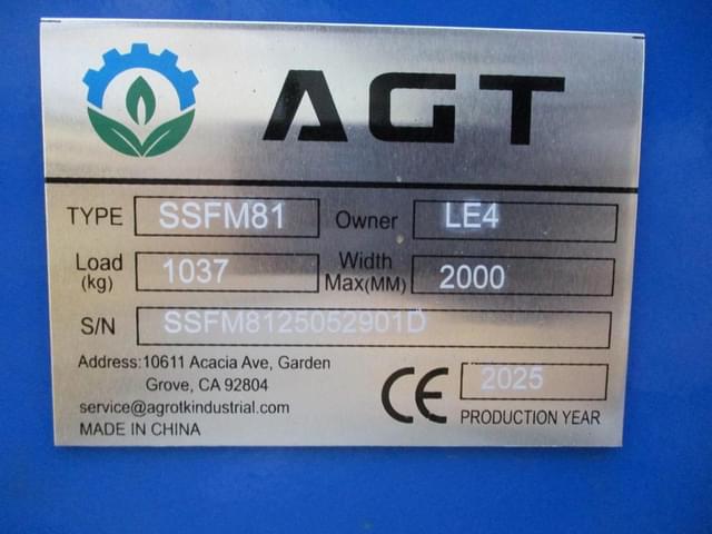 Image of AGT Industrial SSFM81 equipment image 4