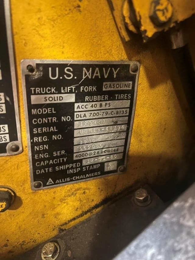 Image of Allis Chalmers ACC40 equipment image 4