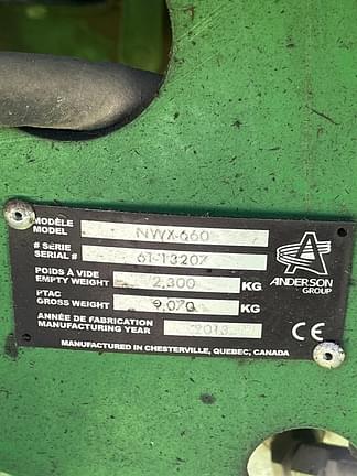 Image of Anderson NWX-660 equipment image 4