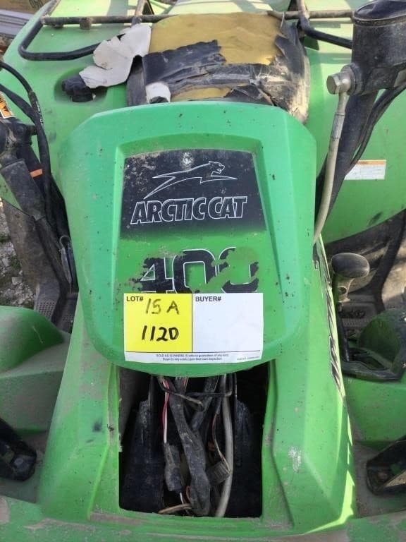 Image of Arctic Cat 400 equipment image 2