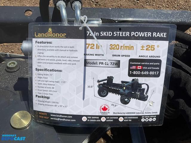 Image of Land Honor PR-12-72W equipment image 1