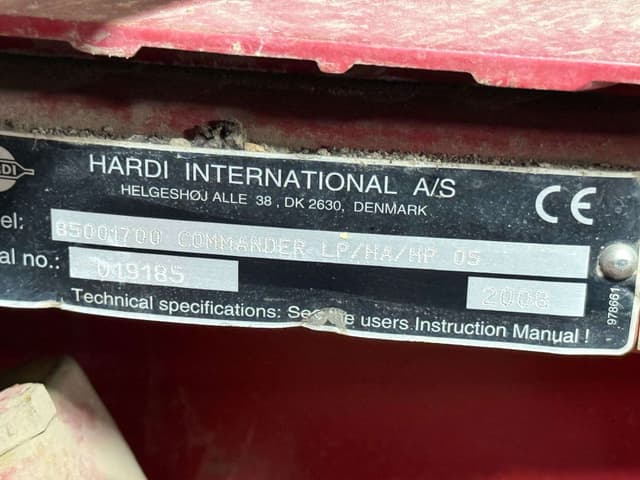 Image of Hardi Commander 4400 equipment image 4