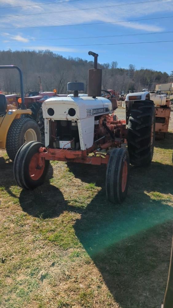 SOLD - L9- CASE DAVID BROWN 995 TRACTOR- - TWO WHEEL DRIVE- MISSING ...