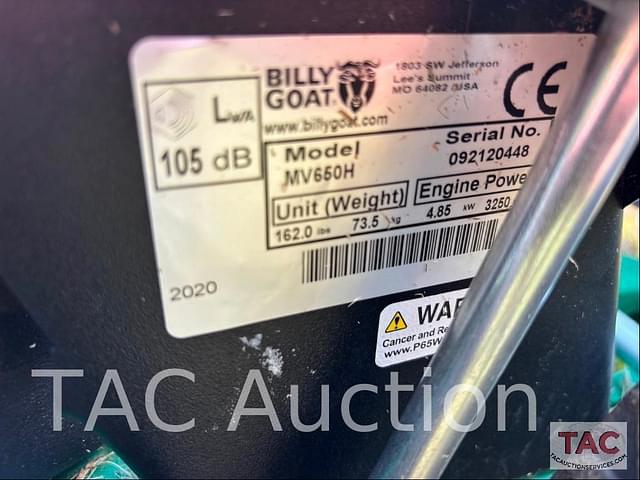 Image of Billy Goat MV650H equipment image 4