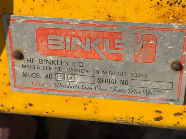Image of Binkley-Wilbeck 2109 equipment image 2