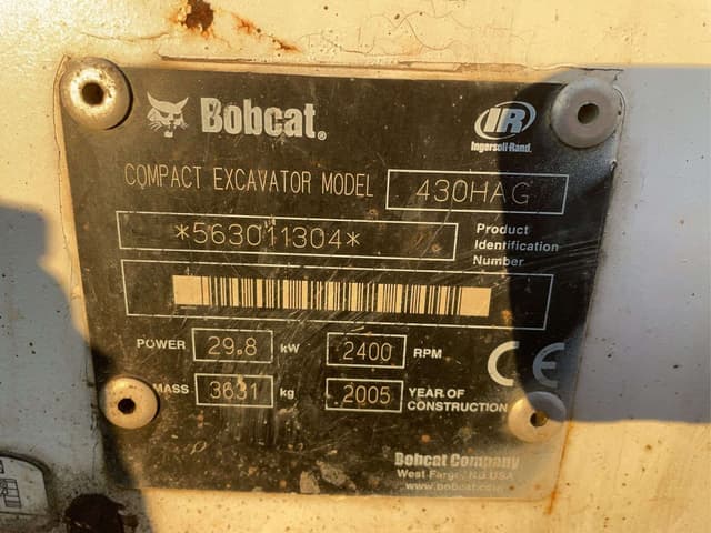 Image of Bobcat 430 equipment image 3