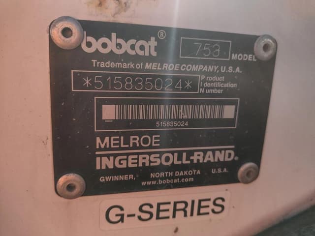 Image of Bobcat 753G equipment image 4
