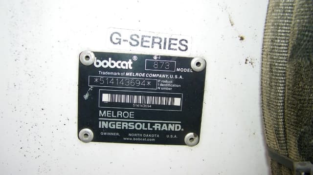 Image of Bobcat 873 equipment image 4