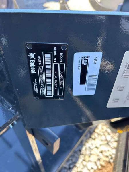 Bobcat BB60 Equipment Image0