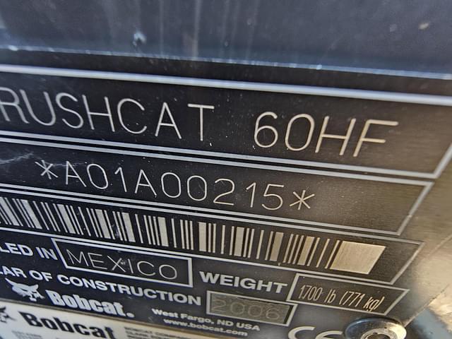 Image of Bobcat Brushcat 60HF equipment image 4