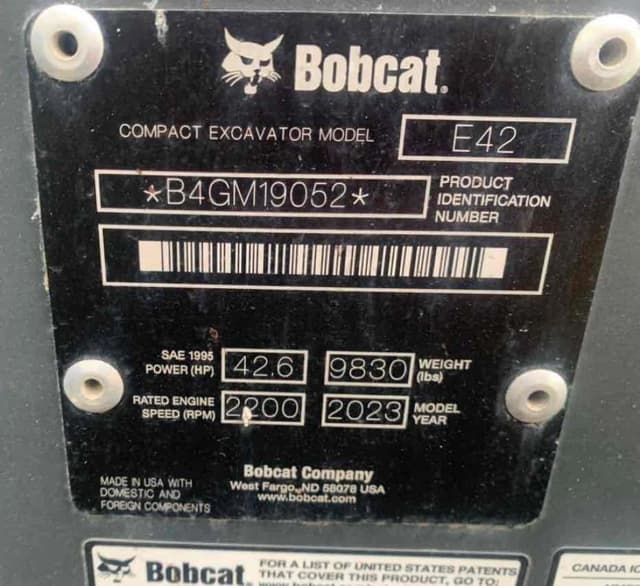 Image of Bobcat E42 equipment image 4