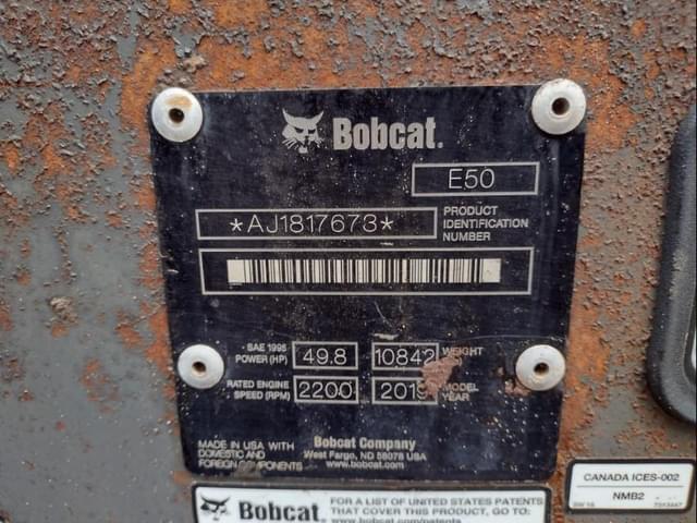 Image of Bobcat E50 equipment image 4