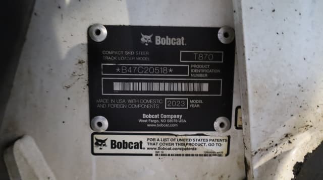 Image of Bobcat T870 equipment image 2
