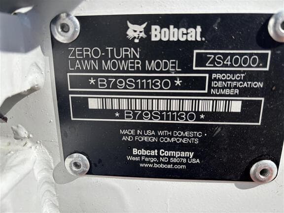 Image of Bobcat ZS4000 equipment image 3