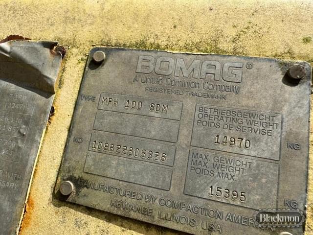 Image of Bomag MPH100 equipment image 2