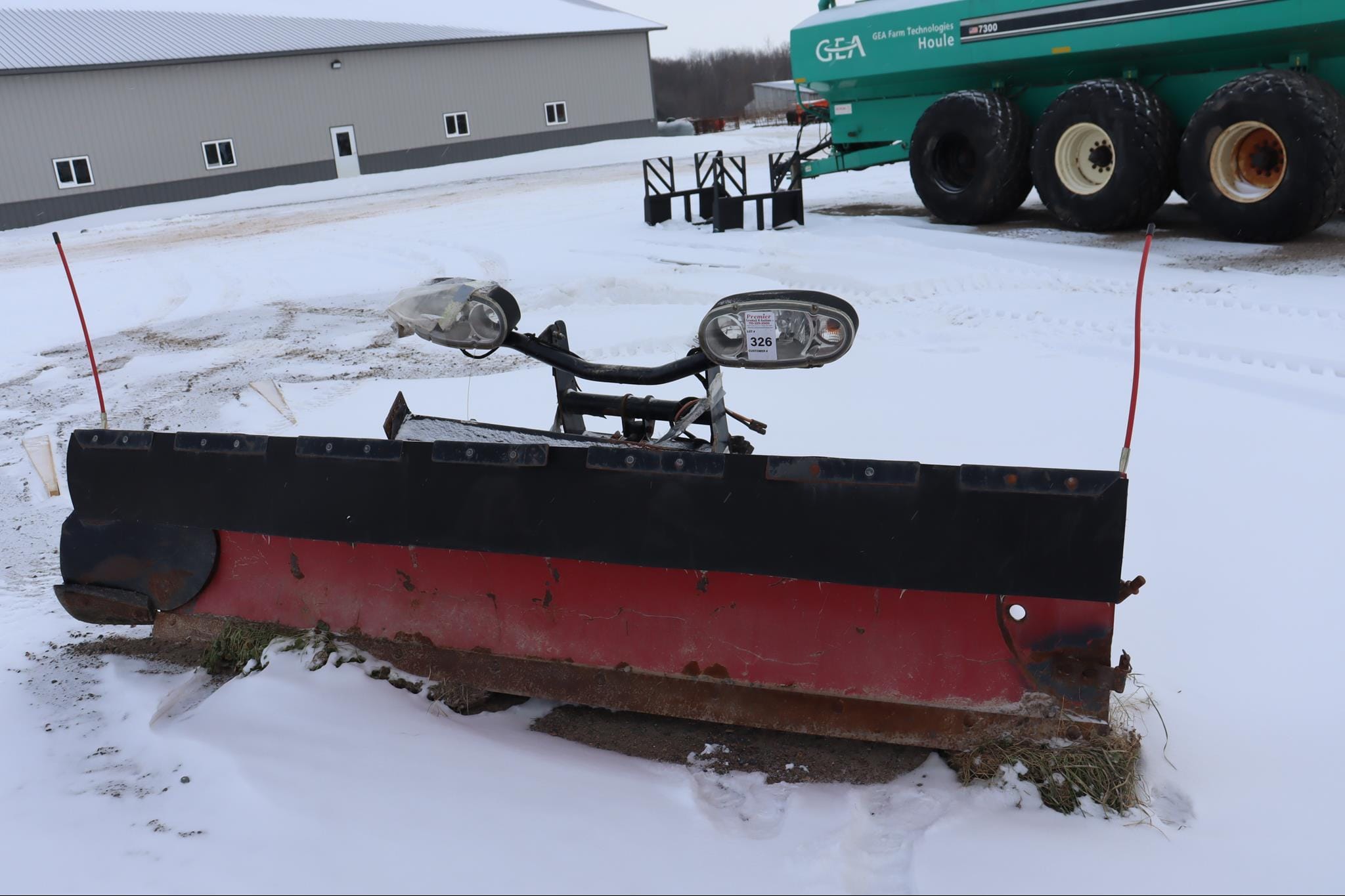 Boss Boss 8 ft 2 in Poly-V snow plow Equipment Image0