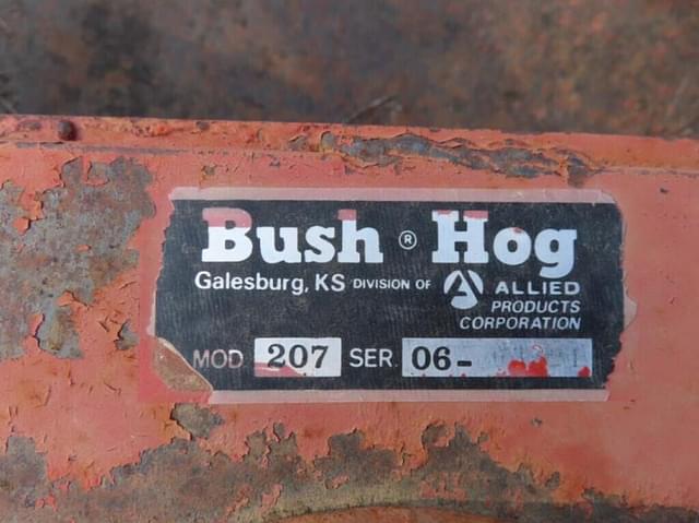 Image of Bush Hog 207R equipment image 4