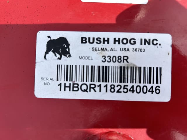 Image of Bush Hog 3308 equipment image 3