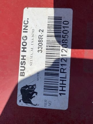Bush Hog 3308R-2 Equipment Image0