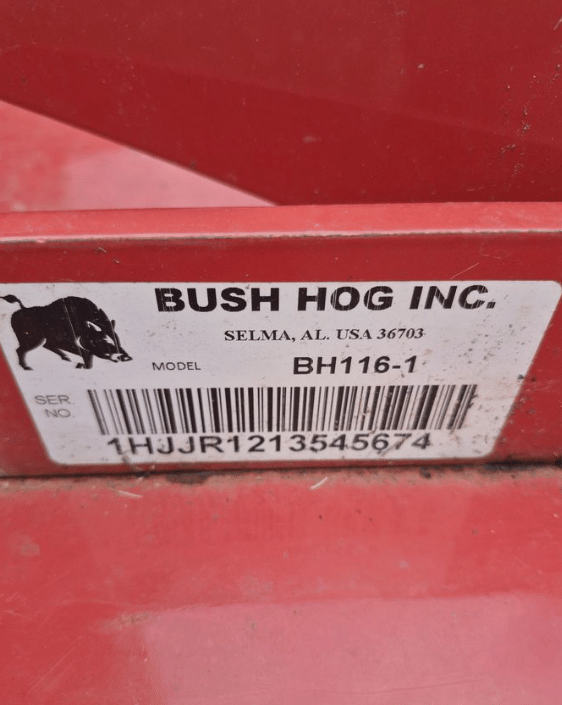 Image of Bush Hog BH116-1 equipment image 4