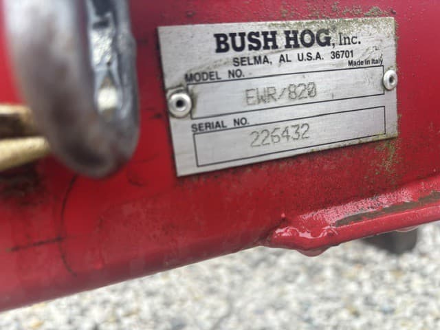 Image of Bush Hog EWR820 equipment image 4