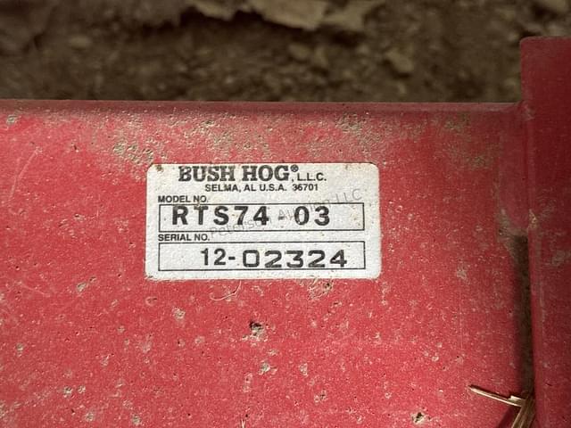 Image of Bush Hog RTS74 equipment image 2