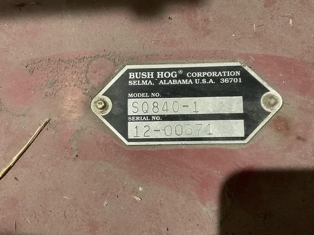 Image of Bush Hog SQ840 equipment image 2