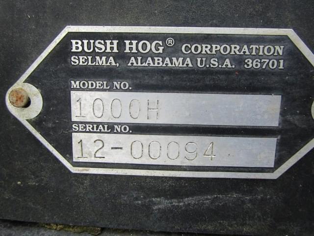 Image of Bush Hog 1000H equipment image 4
