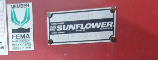 Image of Sunflower 4510 equipment image 2