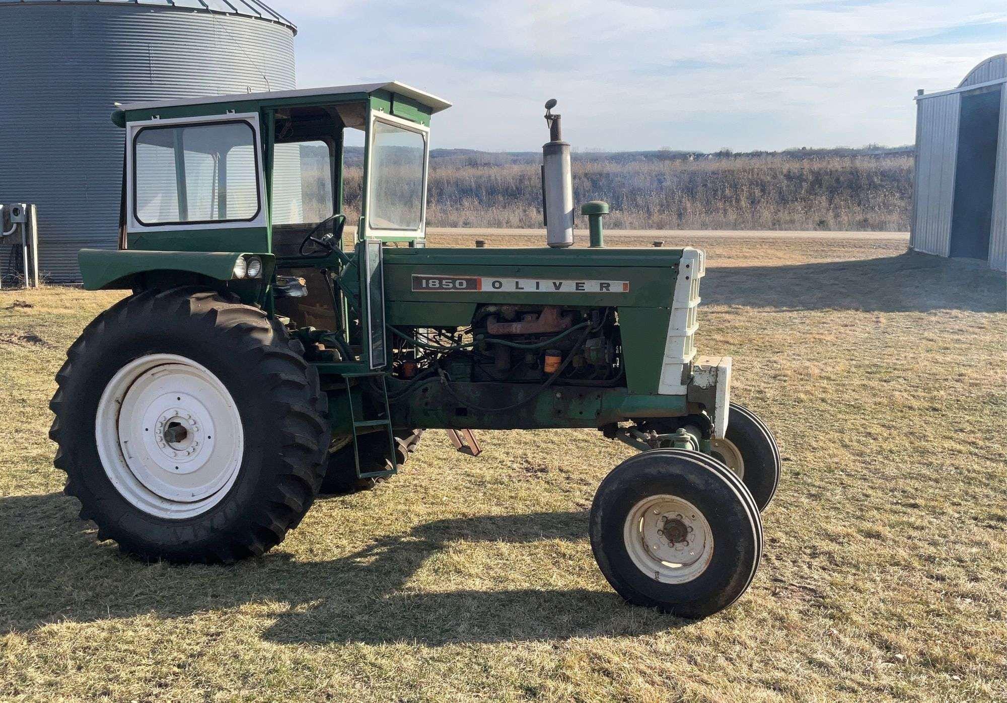 SOLD - Oliver 1850 Lot No. 24390 Tractors with 7,103 Hrs | Tractor