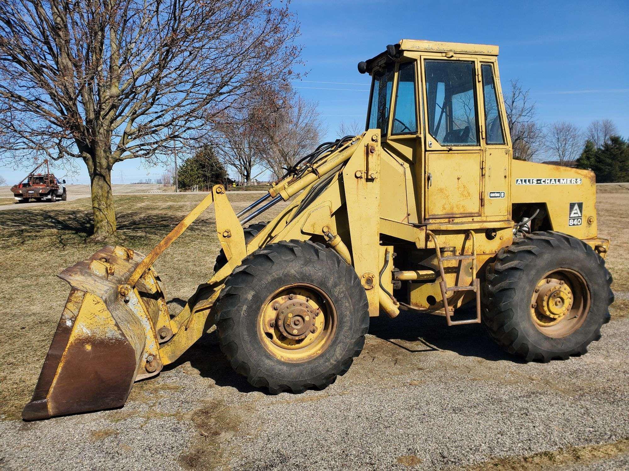 SOLD - Allis Chalmers 840 Lot No. 4931618 Construction with