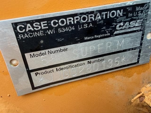 Image of Case 580 Super M equipment image 4
