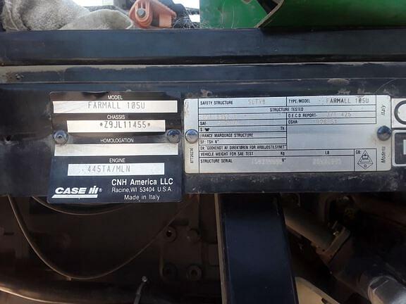 Image of Case IH Farmall 105U equipment image 4