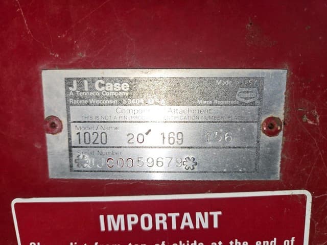 Image of Case IH 1020 equipment image 4
