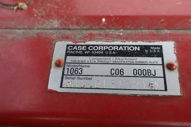 Image of Case IH 1063 equipment image 3