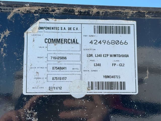 Image of Case IH L340 equipment image 1