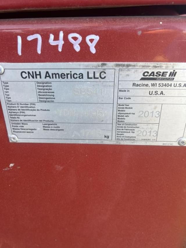 Image of Case IH SB541 equipment image 4