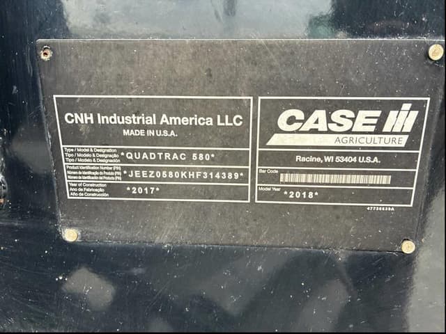 Image of Case IH Steiger 580 Quadtrac equipment image 1