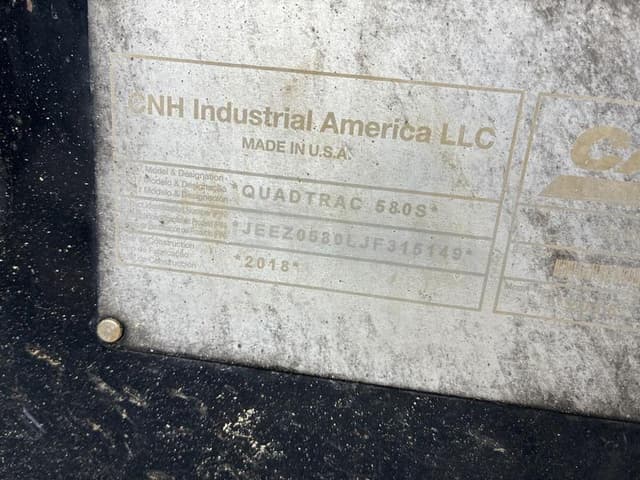 Image of Case IH Steiger 580 Quadtrac equipment image 1