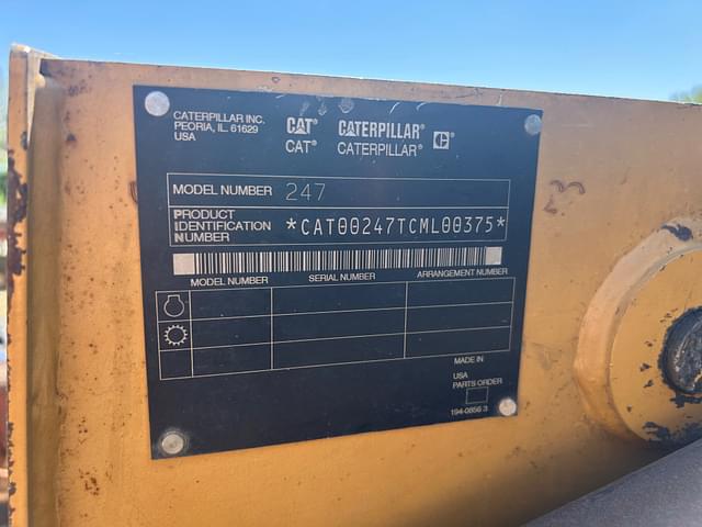 Image of Caterpillar 247 equipment image 4