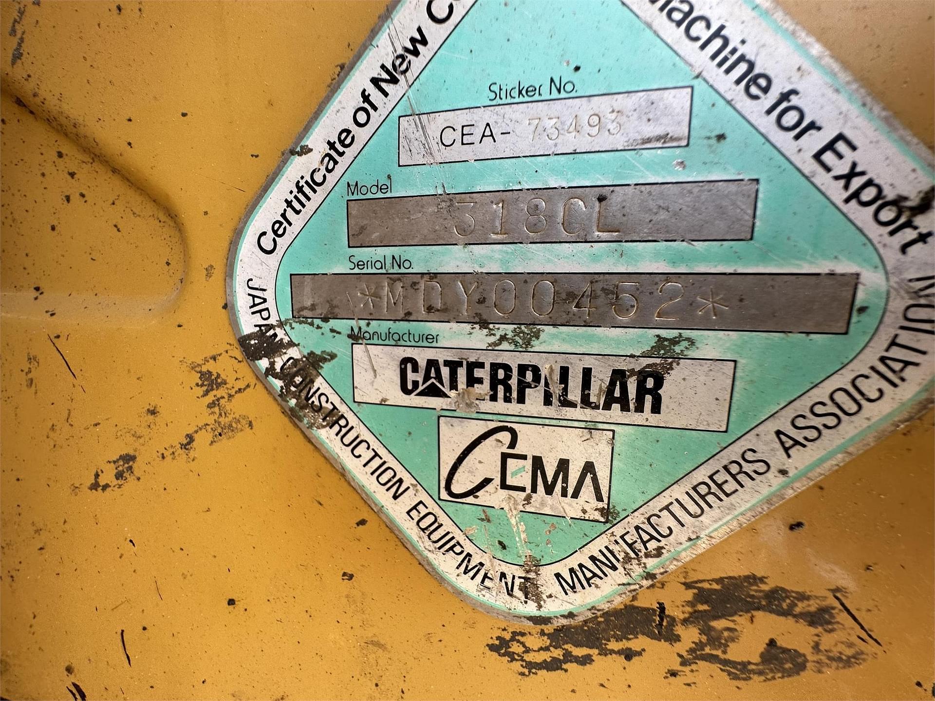 Main image Caterpillar 318C 12