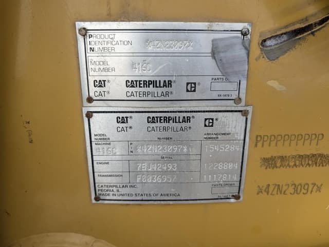 Image of Caterpillar 416C equipment image 4
