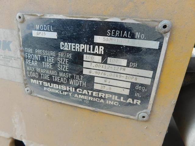 Image of Caterpillar GP25 equipment image 4