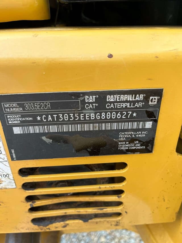 Image of Caterpillar 303.5E2 CR equipment image 4