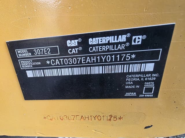 Image of Caterpillar 307E2 equipment image 4