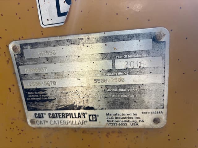 Image of Caterpillar TH255C equipment image 3