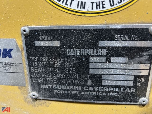 Image of Caterpillar GP25 equipment image 2