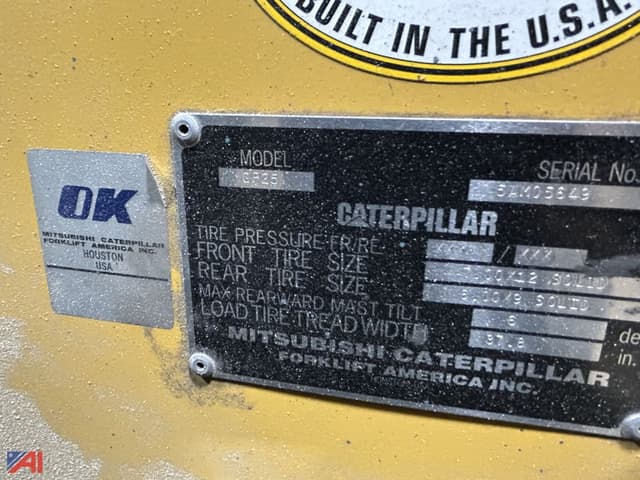 Image of Caterpillar GP25 equipment image 3